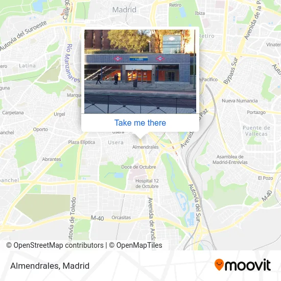 Almendrales map