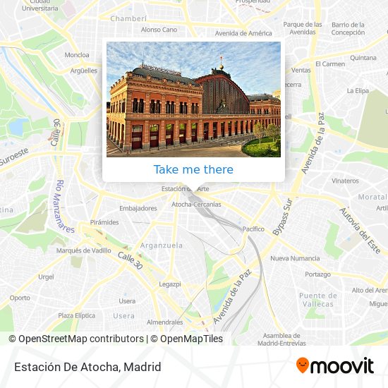 Estación De Atocha map