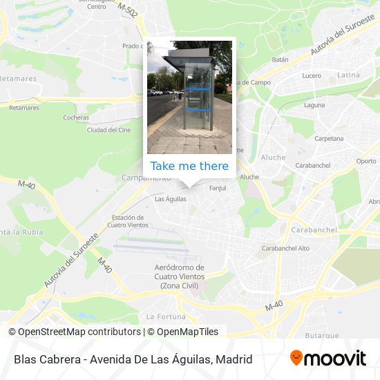 Blas Cabrera - Avenida De Las Águilas map