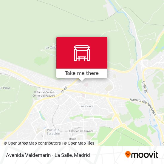 Avenida Valdemarín - La Salle map