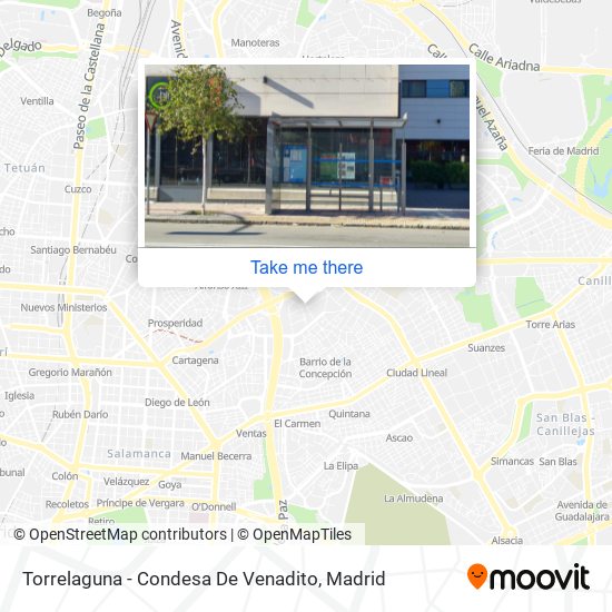 mapa Torrelaguna - Condesa De Venadito