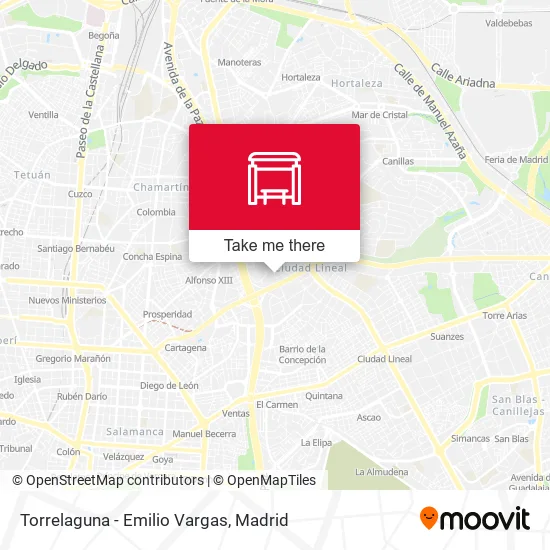 Torrelaguna - Emilio Vargas map