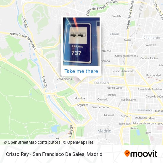 mapa Cristo Rey - San Francisco De Sales
