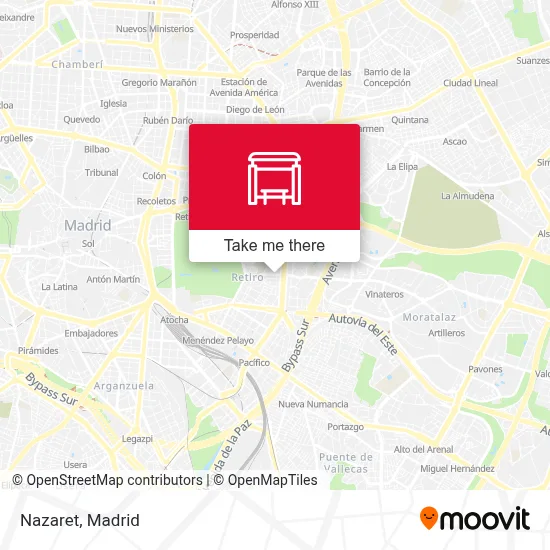 Nazaret map