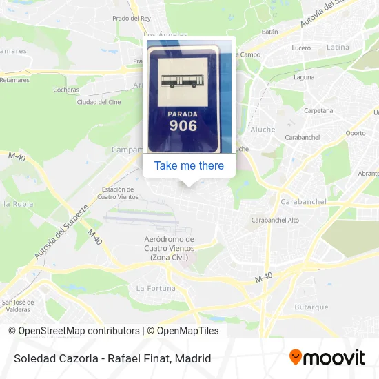 Soledad Cazorla - Rafael Finat map