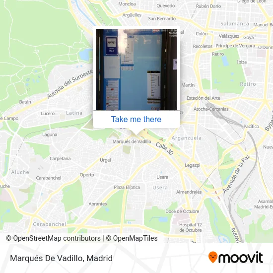 Marqués De Vadillo map