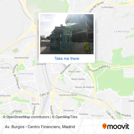 Av. Burgos - Centro Financiero map