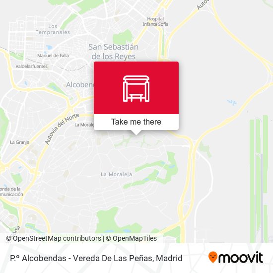 P.º Alcobendas - Vereda De Las Peñas map