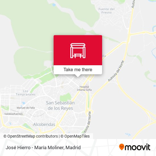 José Hierro - María Moliner map