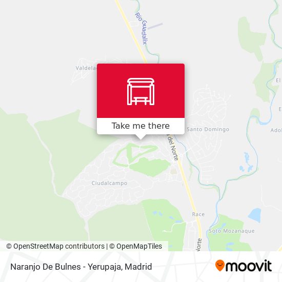 Naranjo De Bulnes - Yerupaja map