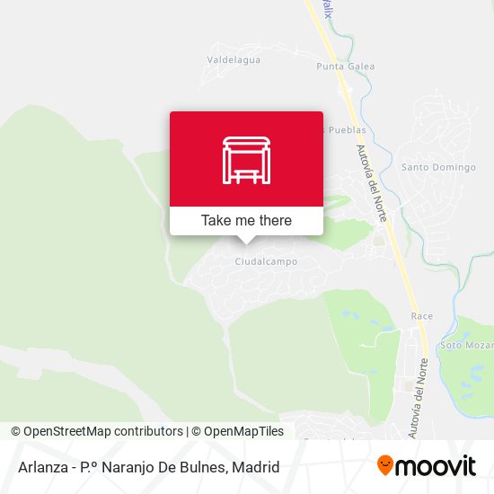 Arlanza - P.º Naranjo De Bulnes map