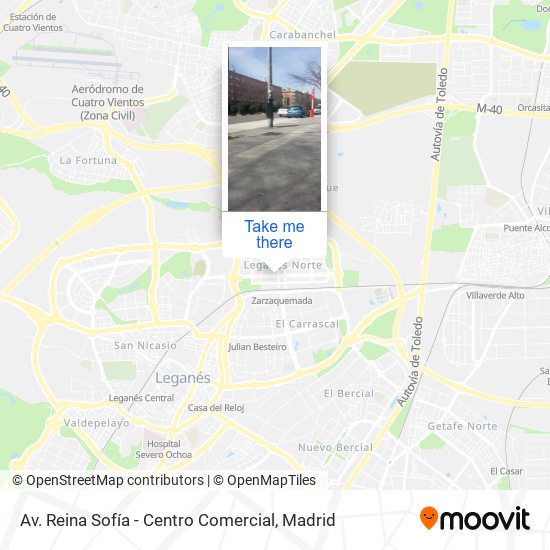 Av. Reina Sofía - Centro Comercial map