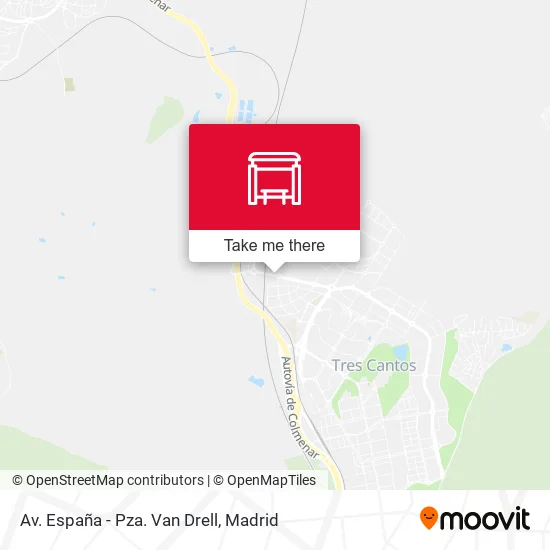 Av. España - Pza. Van Drell map