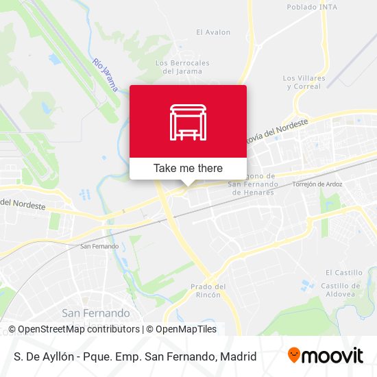 S. De Ayllón - Pque. Emp. San Fernando map