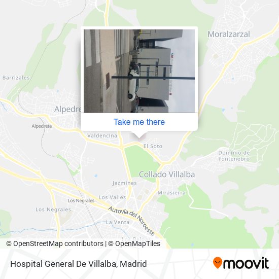 mapa Hospital General De Villalba
