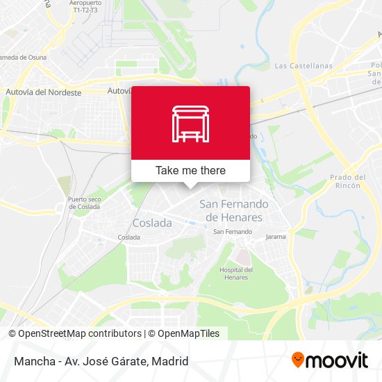 Mancha - Av. José Gárate map