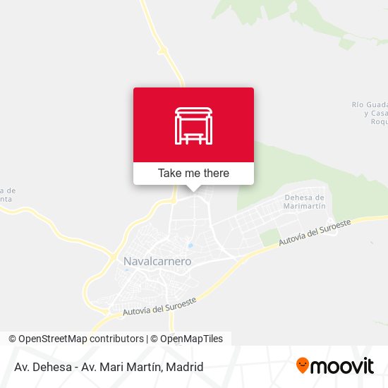 Av. Dehesa - Av. Mari Martín map