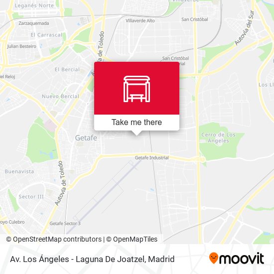 Av. Los Ángeles - Laguna De Joatzel map