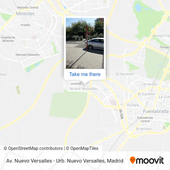 Av. Nuevo Versalles - Urb. Nuevo Versalles map