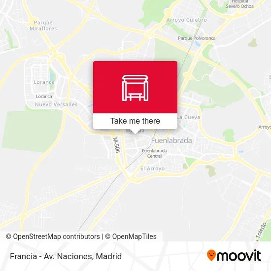 mapa Francia - Av. Naciones