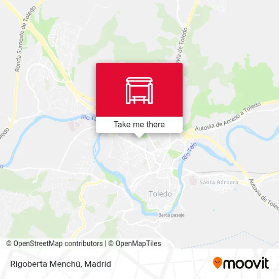 Rigoberta Menchú map