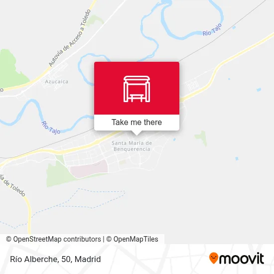 Río Alberche, 50 map