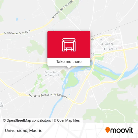 Universidad map