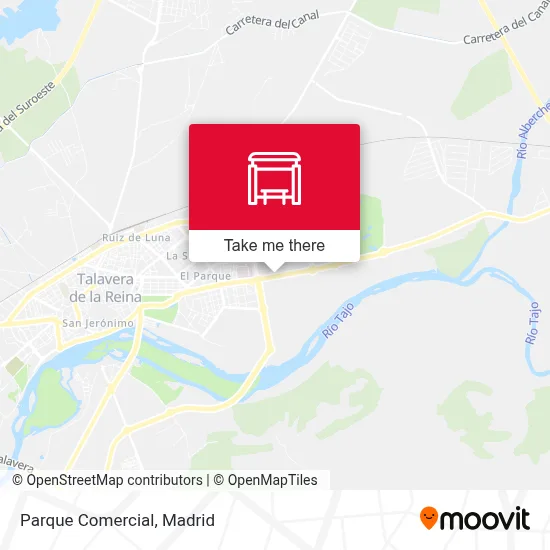 Parque Comercial map
