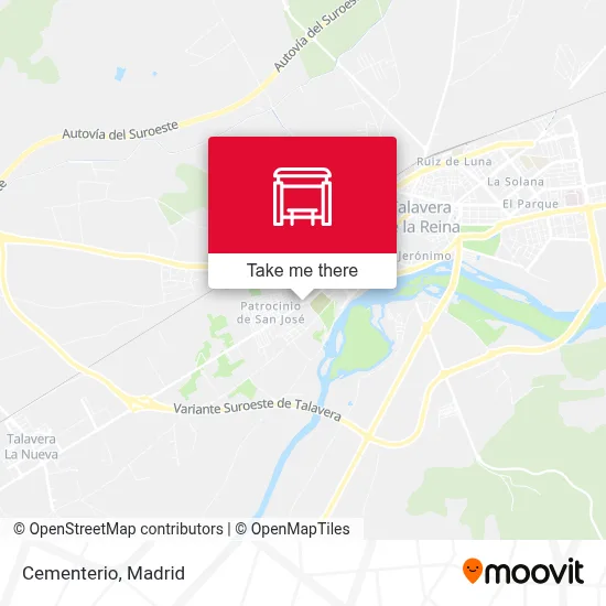 Cementerio map