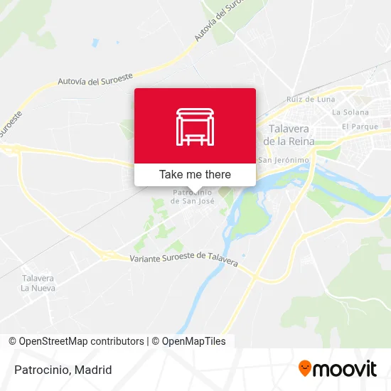 Patrocinio map