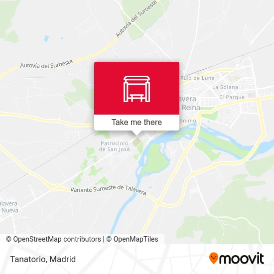 Tanatorio map