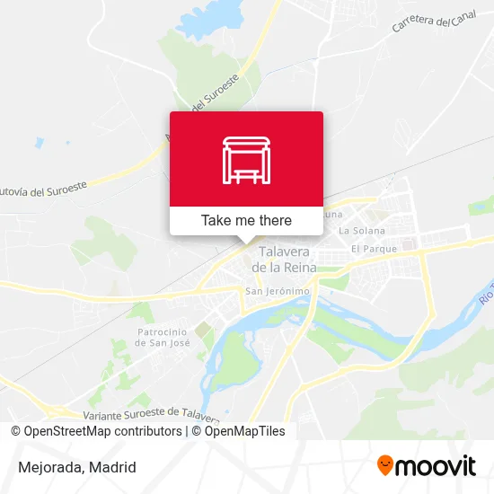Mejorada map