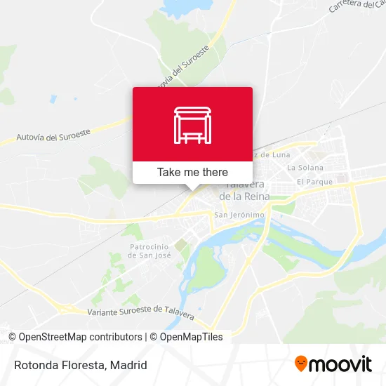 Rotonda Floresta map
