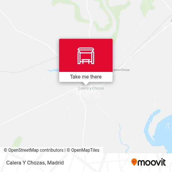 Calera Y Chozas map