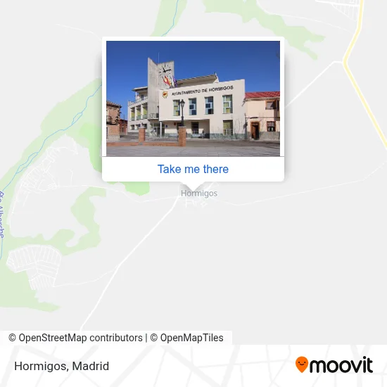Hormigos map