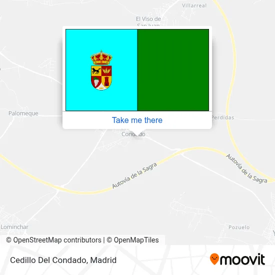 Cedillo Del Condado map