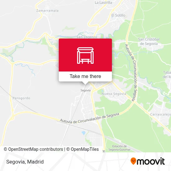 Segovia map