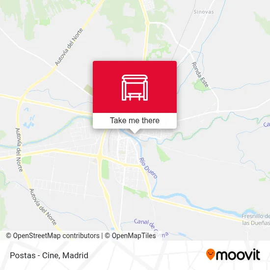 Postas - Cine map