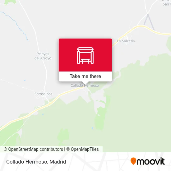 Collado Hermoso map