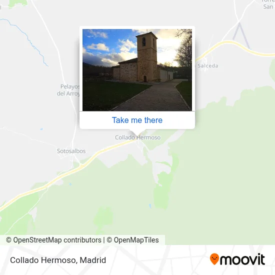 Collado Hermoso map