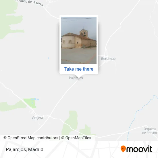 Pajarejos map