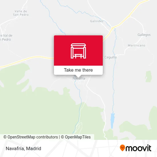 Navafría map