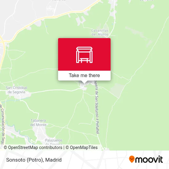 Sonsoto (Potro) map