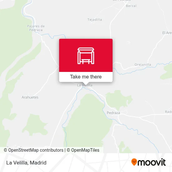 La Velilla map