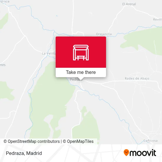 Pedraza map
