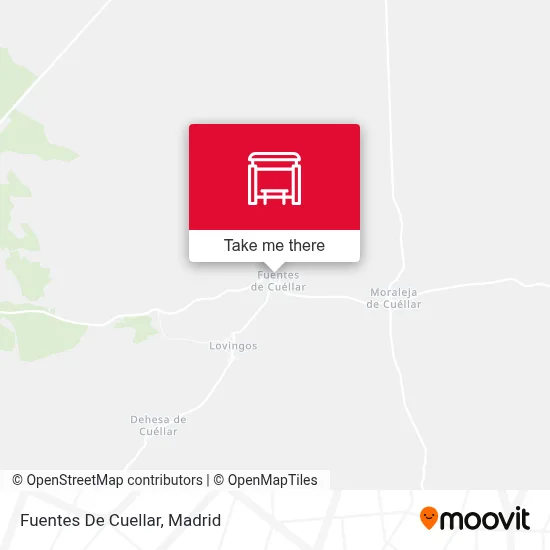 Fuentes De Cuellar map