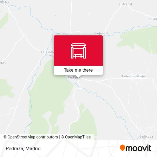 Pedraza map