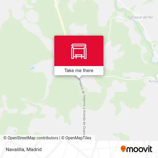 Navalilla map