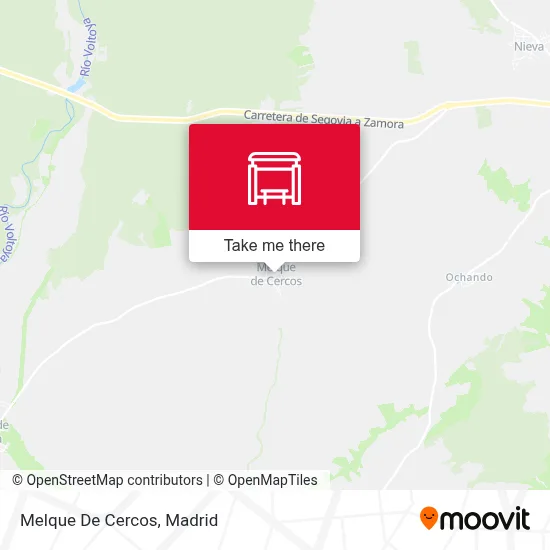 Melque De Cercos map