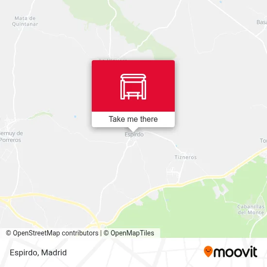 Espirdo map